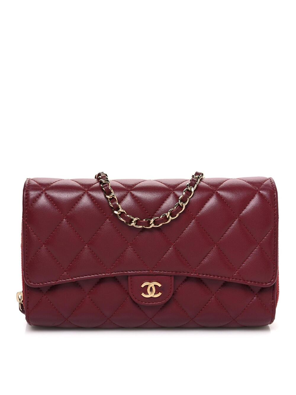 Chanel Lambskin Quilted Phone Holder #321976C34B - Picture 1 of 14